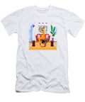 Yoga Illustration Print Yoga Girl Print Boho Yoga Wall Art Yoga Gift Yoga Art Yoga Pose Print Mounir Khalfouf T-Shirt