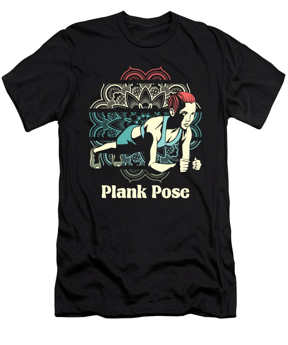 Yoga Plank Yogi Training Yoga Crazy Squirrel T-Shirt
