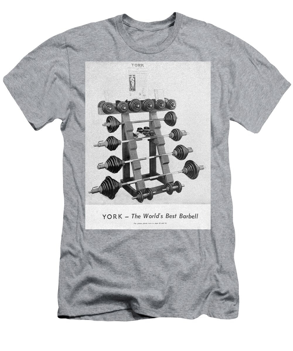 York Barbell Add 1940s David Lee Thompson T-Shirt