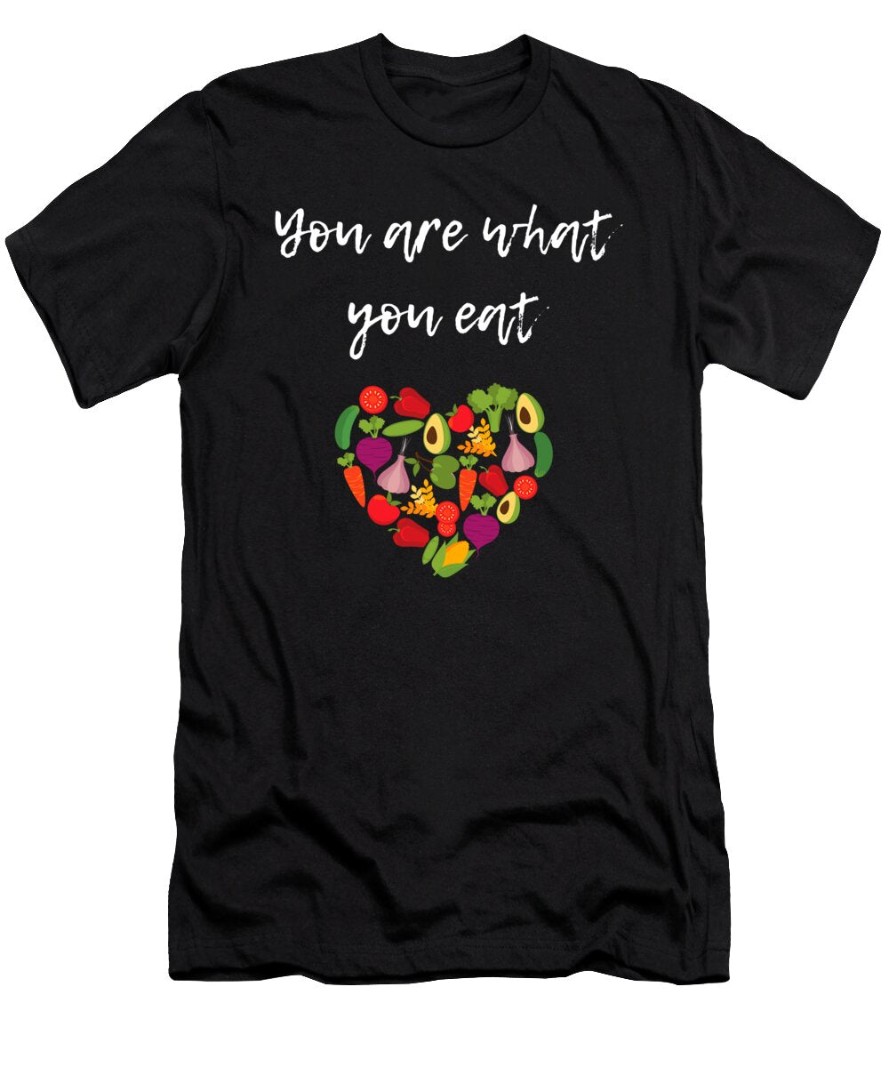 You Are What You Eat Healthy Food Heart of Vegetables 1 T-Shirt
