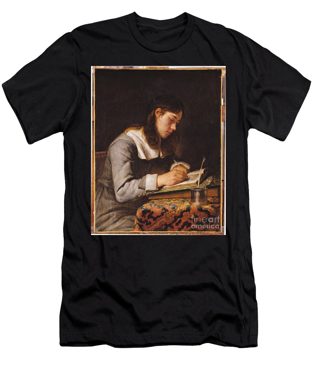 Young Man Writing Joos Van Craesbeeck T-Shirt