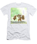 Young Red Squirrel Holding Weights with Walnuts Geert Weggen T-Shirt