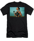 Young Sports Woman Training on Field and Sky Background Tattoo Stanislav Perov T-Shirt