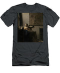 Young Woman with a Lute Ca Johannes Vermeer Dutch T-Shirt