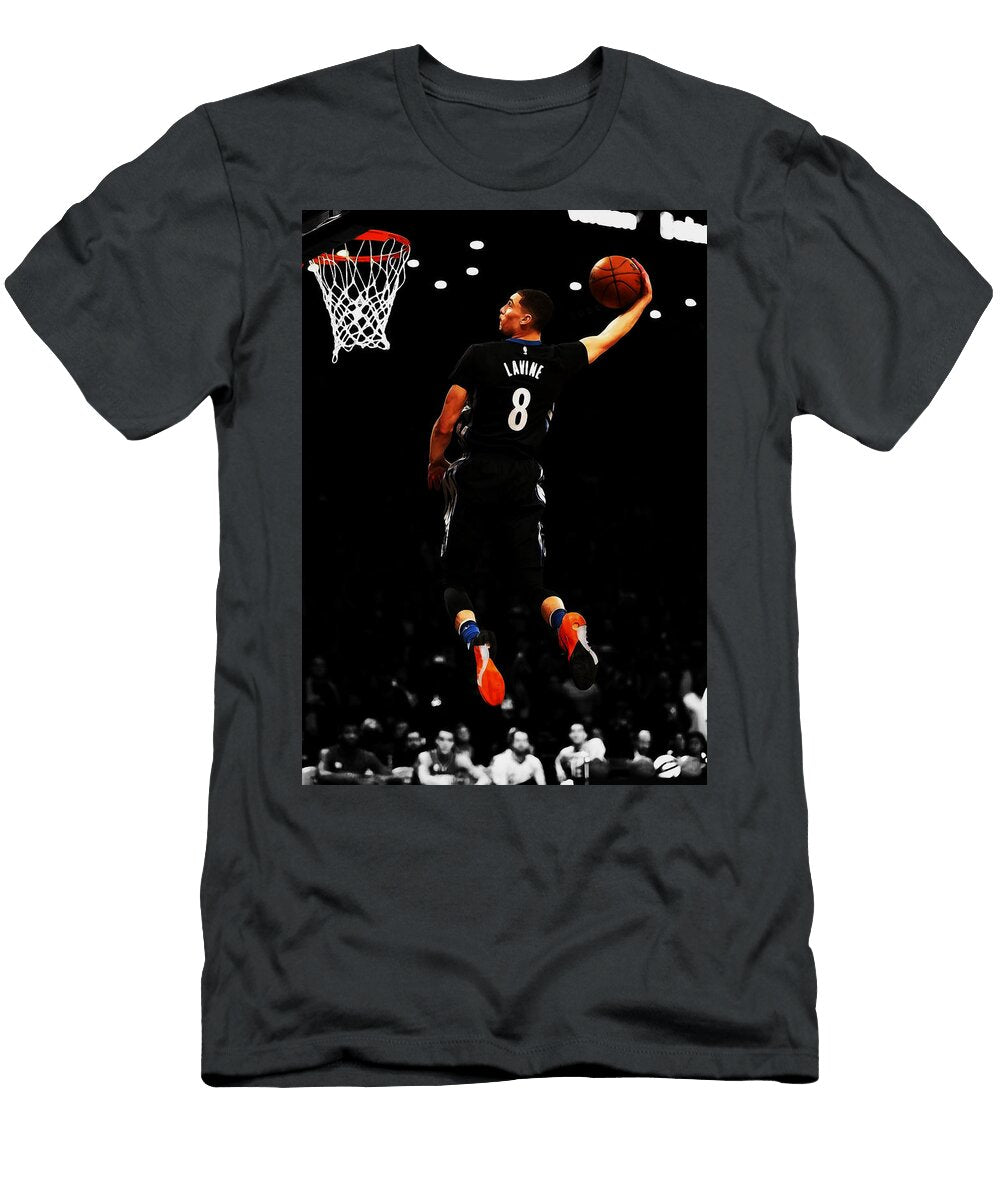 Zach Lavine in Flight Brian Reaves T-Shirt