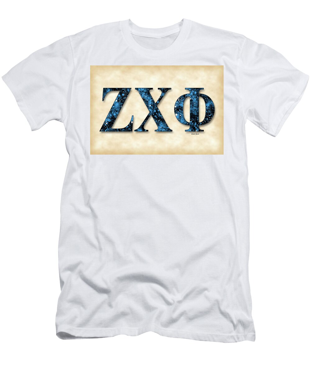 Zeta Chi Phi Parchment Stephen Younts T-Shirt