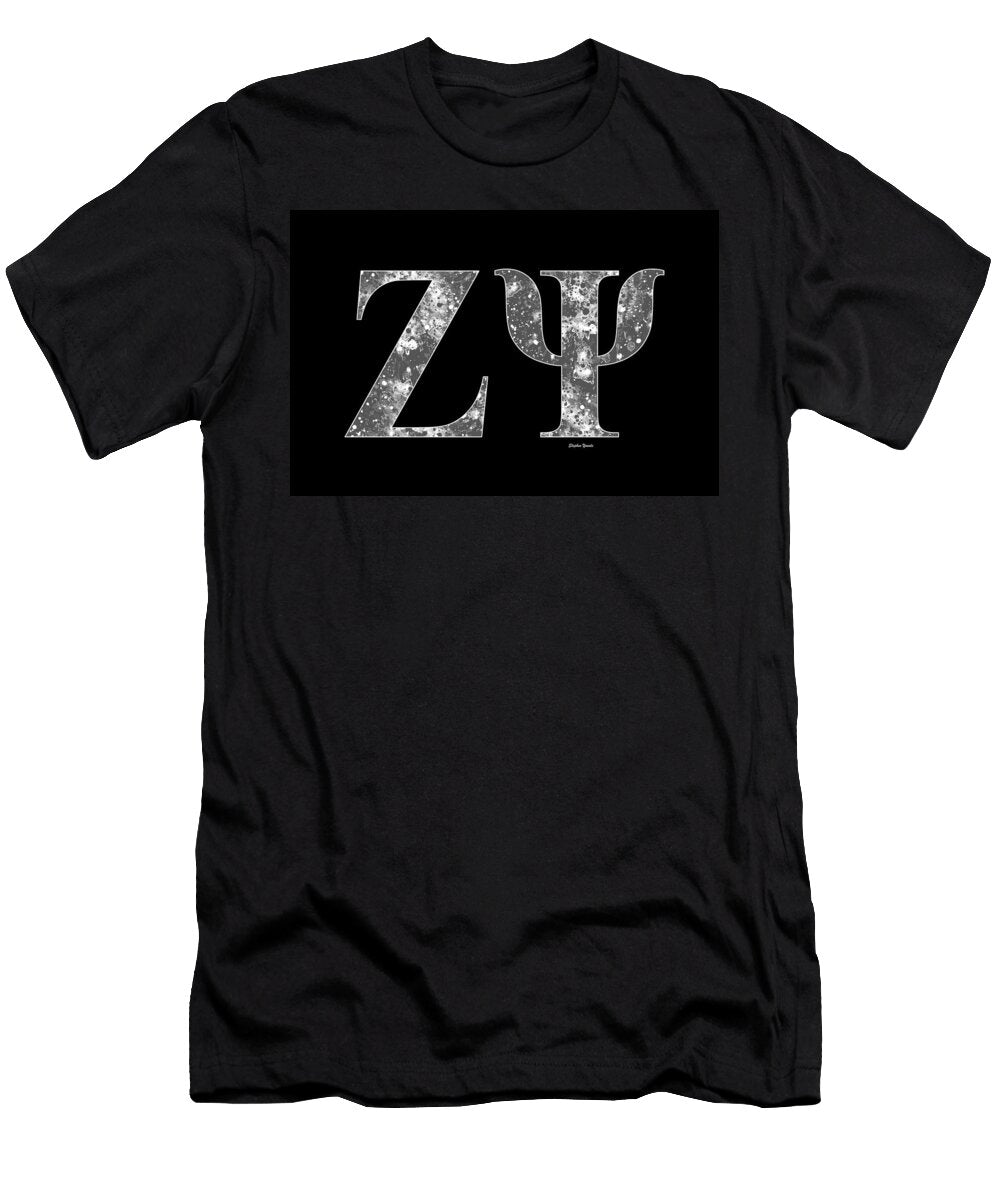 Zeta Psi Black Stephen Younts T-Shirt