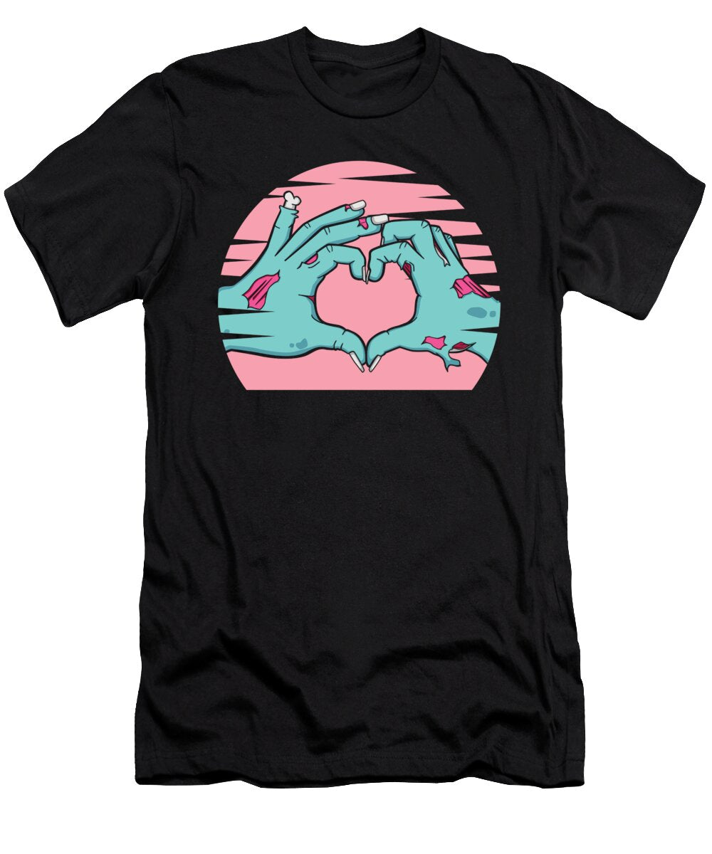 Zombie Heart Hand Halloween Costume Zombie Gift Thomas Larch T-Shirt
